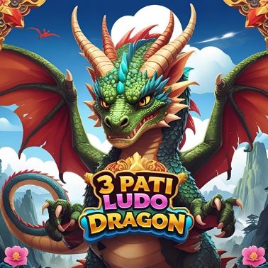 3 Patti Ludo Dragon Logo