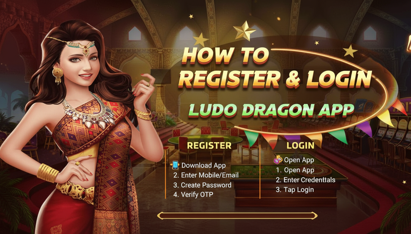 How to Register and Login in Ludo Dragon App