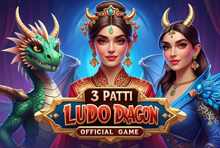 3 Patti Ludo Dragon Game Banner